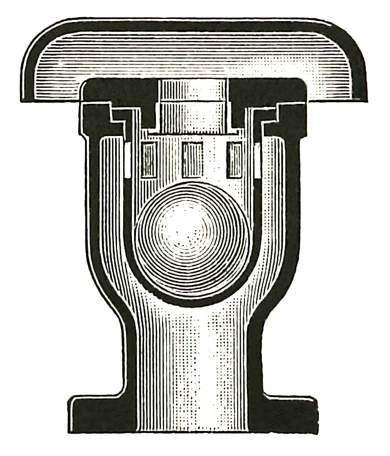 Water mains air valve ball valve