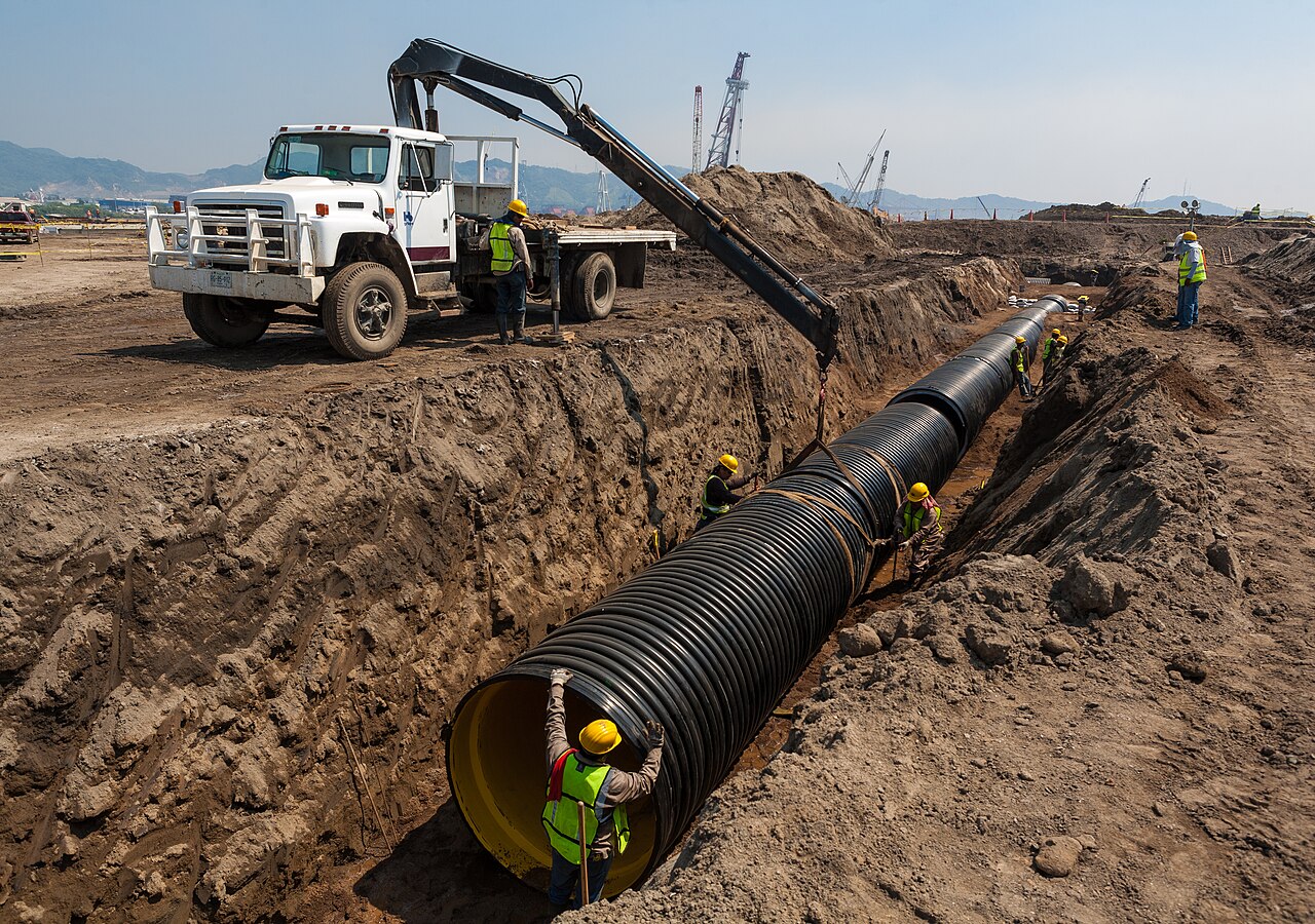 Hdpe pipe installation