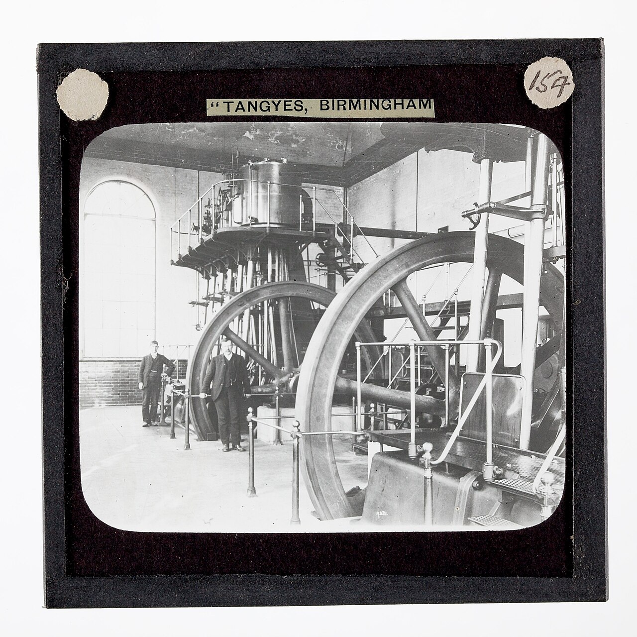 Lantern Slide Tangyes Ltd, Steam Sewerage Pumping Engines, circa 1910